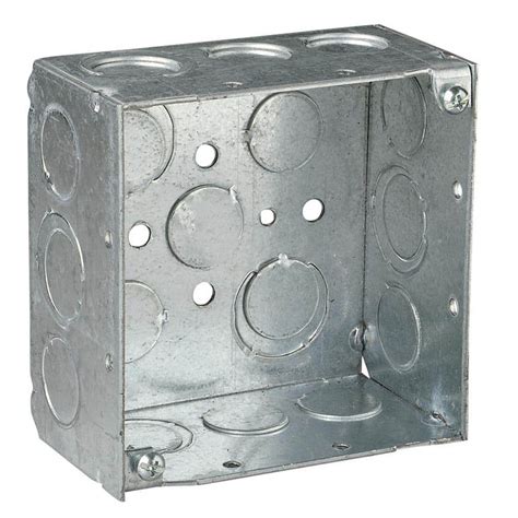 4 inch square electrical box steel city|steel city metal box covers.